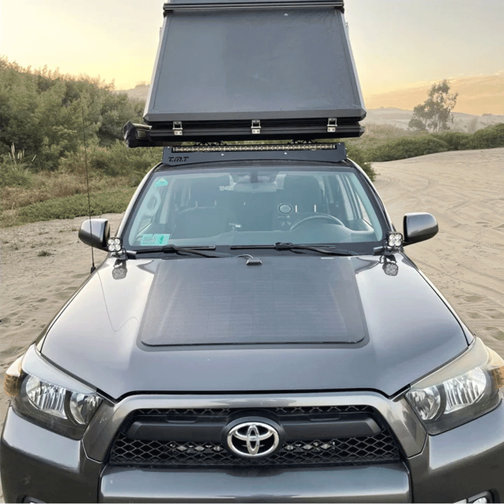 Lensun Solar - 100W Hood Flexible Solar Panel - Toyota 4Runner (2003-2024)