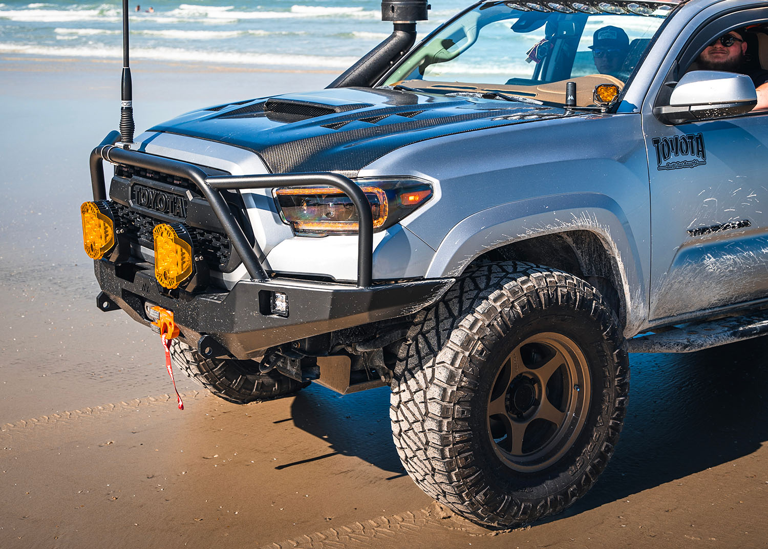 Backwoods Adventure Mods - Hi-Lite Overland Front Bumper (Bull Bar) - Toyota Tacoma (2016-2023)