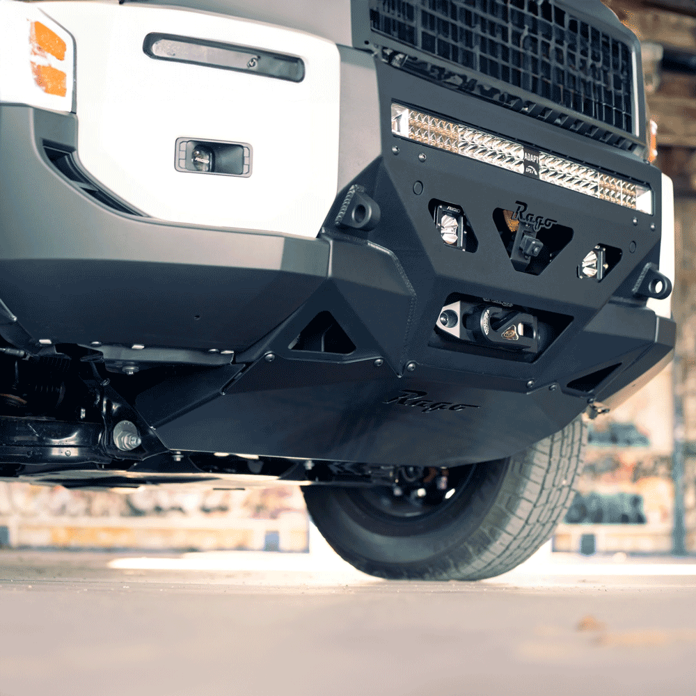 Rago Fabrication - Front Skid Plate for Center Mount Front Bumper - Toyota Land Cruiser (2024-2025)