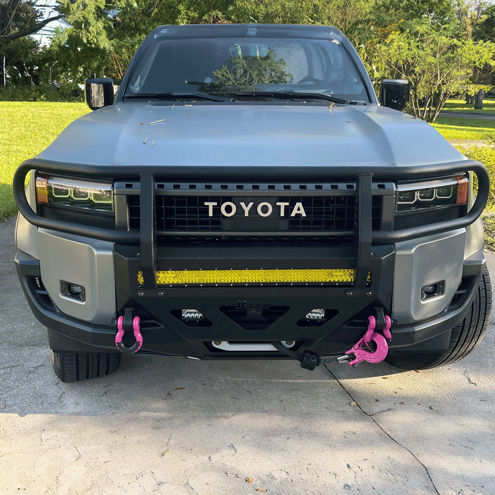 Rago Fabrication - Brush Guard for Rago's Center Mount Front Bumper - Toyota Land Cruiser (2024-2025)