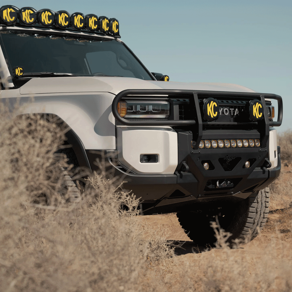 Rago Fabrication - Brush Guard for Rago's Center Mount Front Bumper - Toyota Land Cruiser (2024-2025)