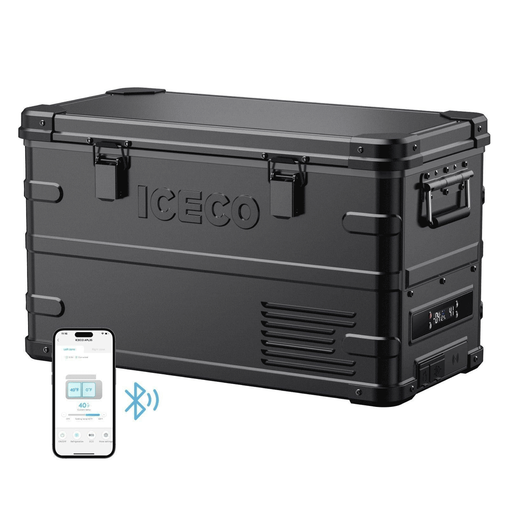 ICECO - APL35 Dual Zone Aluminum Fridge Refrigerator - 35 LT