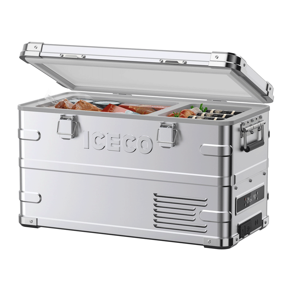 ICECO - APL35 Dual Zone Aluminum Fridge Refrigerator - 35 LT