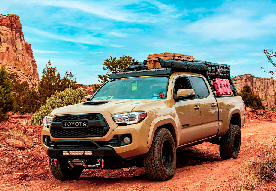 Cali Raised LED - 40" Cut-Out Prinsu Roof Rack Slim LED Light Bar Bracket Kit