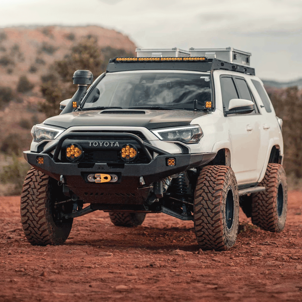 Backwoods - Hi-Lite Overland Front Bumper - Prerunner Bull Bar - Toyota 4Runner (2010-2024)