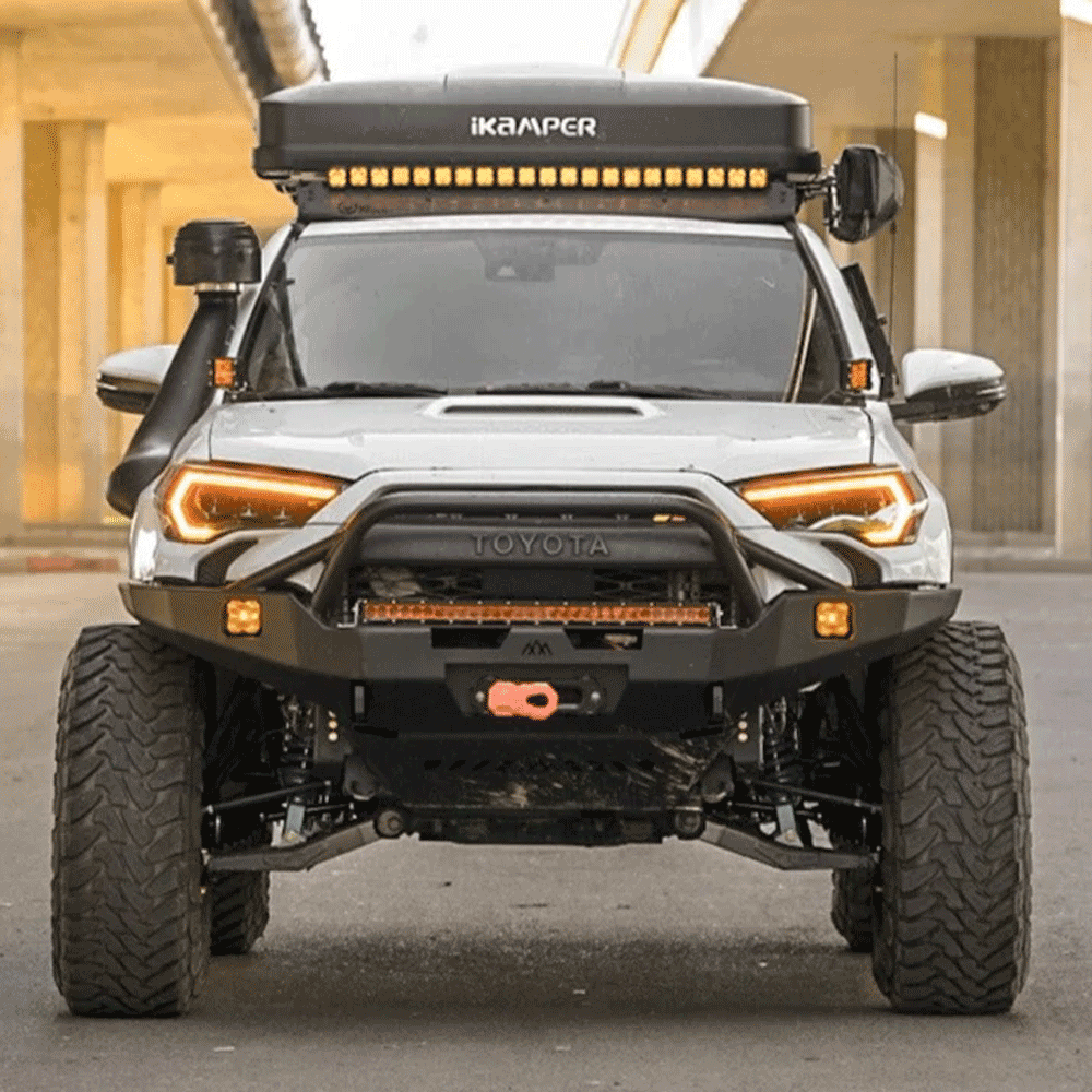 Backwoods - Hi-Lite Overland Front Bumper - Prerunner Bull Bar - Toyota 4Runner (2010-2024)