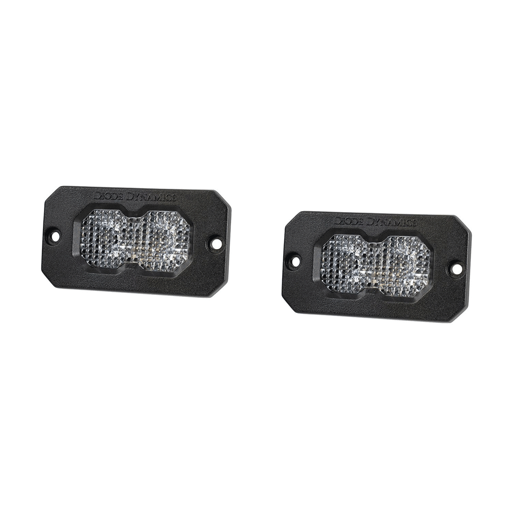 Diode Dynamics - C2 2.0 White Max Flush Mount LED Pod (Pair)