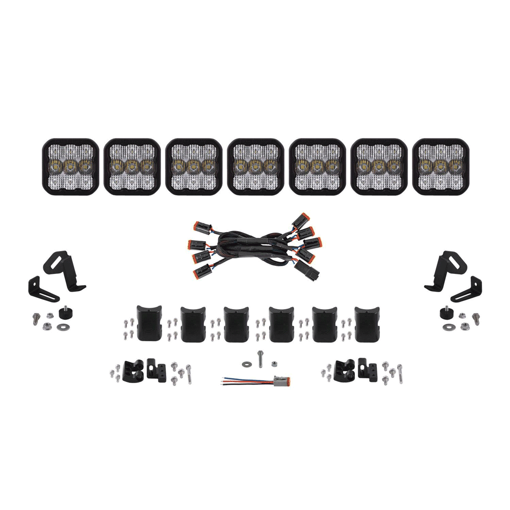 Diode Dynamics - SS5 CrossLink 7-Pod LED Light Bar (One)