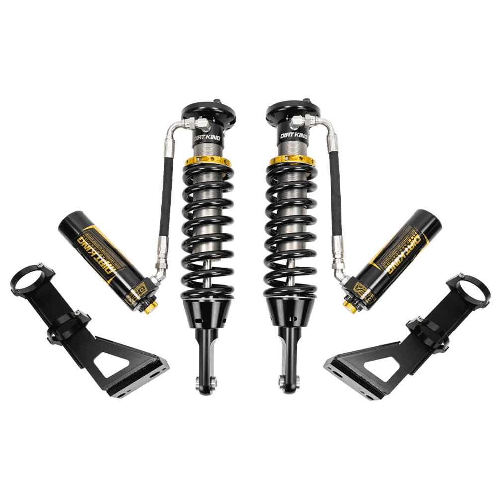 Dirt King Fabrication - 2.5 Coilovers - DCA Remote Reservoir - Toyota Tacoma (2005-2023)