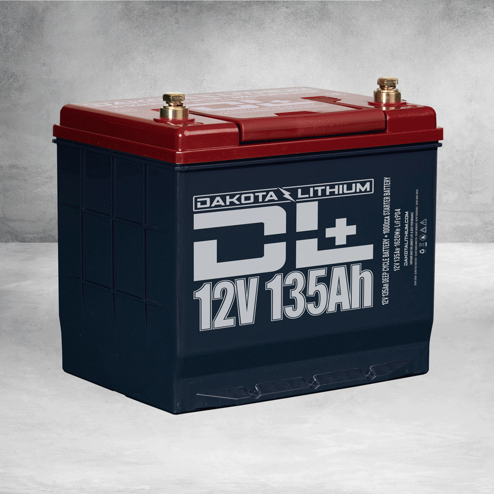 Dakota Lithium - DL+ 12V 135Ah Dual Purpose 1000CCA Starter Battery Plus Deep Cycle Performance