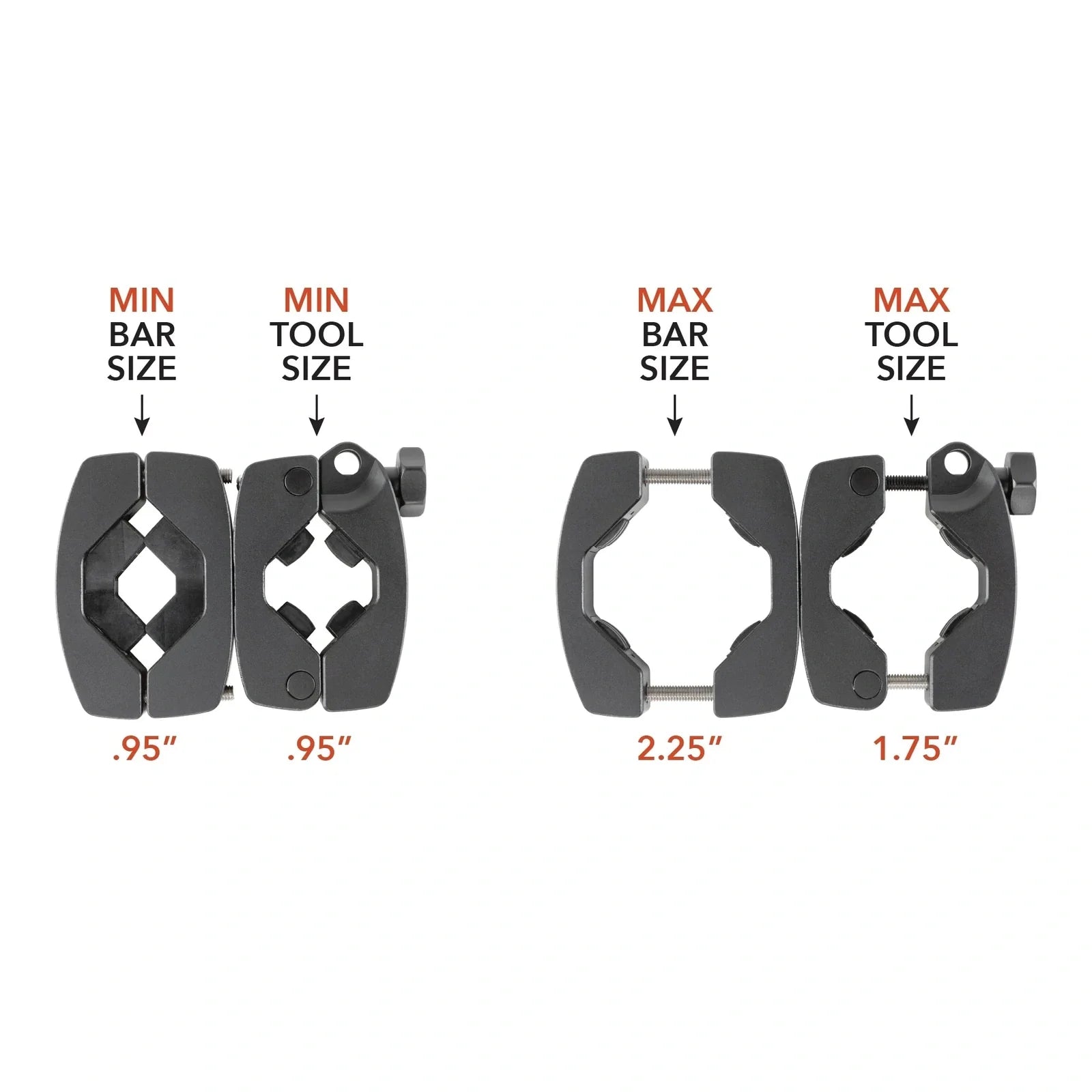 DMOS - Gear Up Full Mounty Shovel/Axe Roll Bar Mount