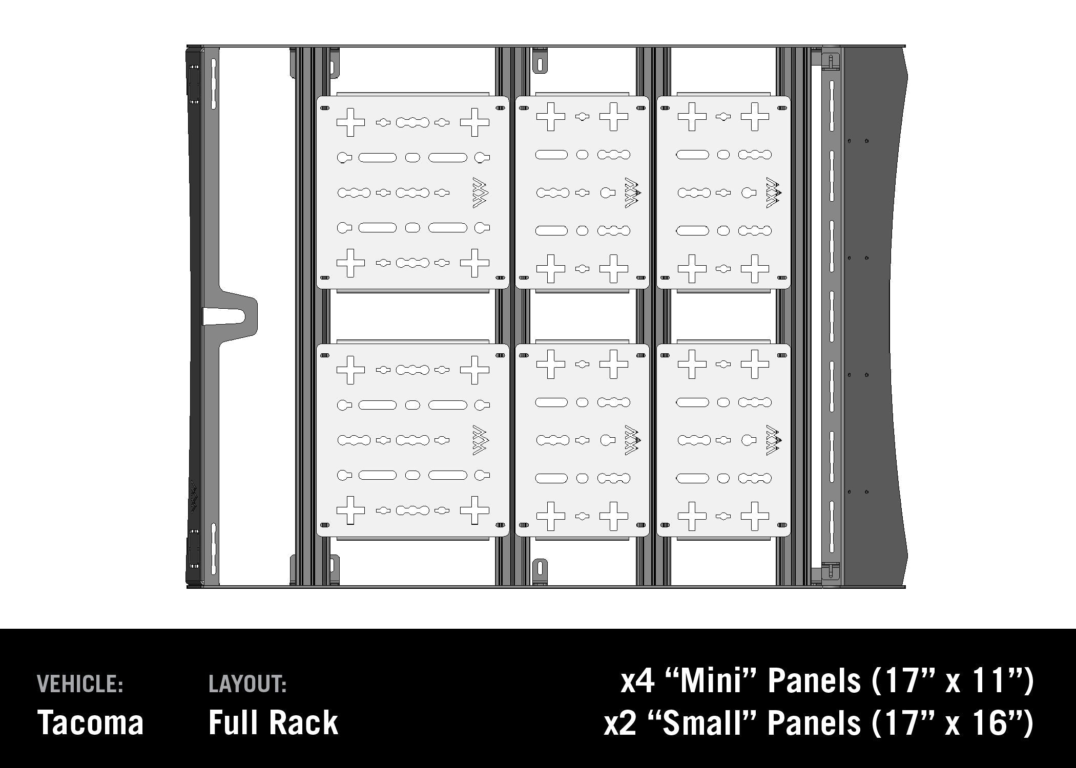 Backwoods Adventure Mods - DRIFTR Roof Rack - Toyota Tacoma (2005-2023)