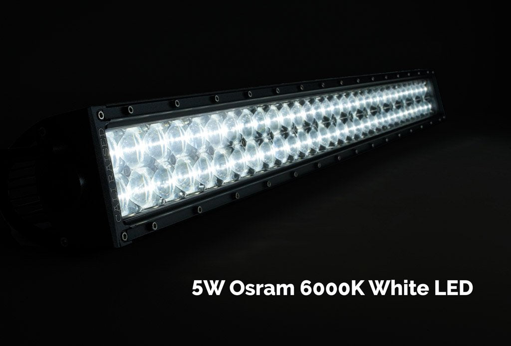 Cali Raised LED - 8" Dual Row 5D Optic OSRAM LED Bar
