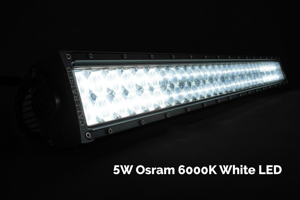 Cali Raised LED - 14" Dual Row 5D Optic OSRAM LED Bar