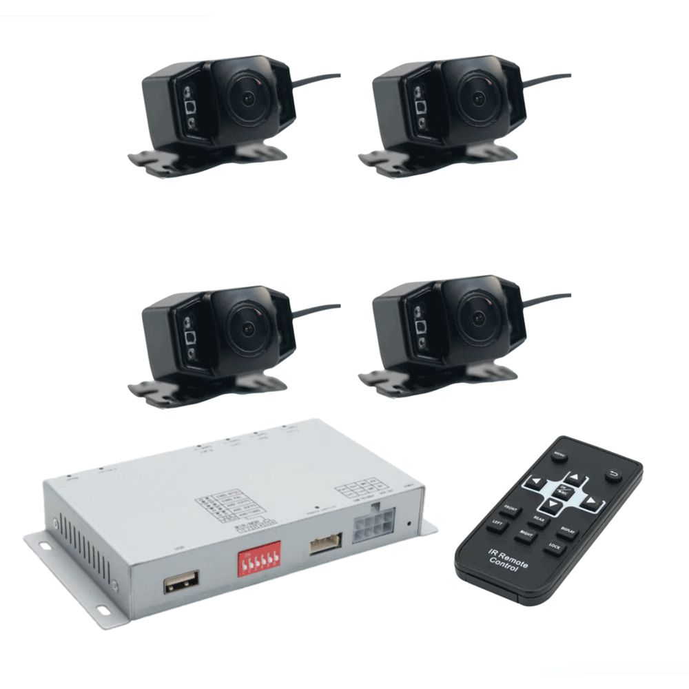 Stinger Offroad - Off-Roading Monitoring Kit with Integrated DVR & Four-Camera System