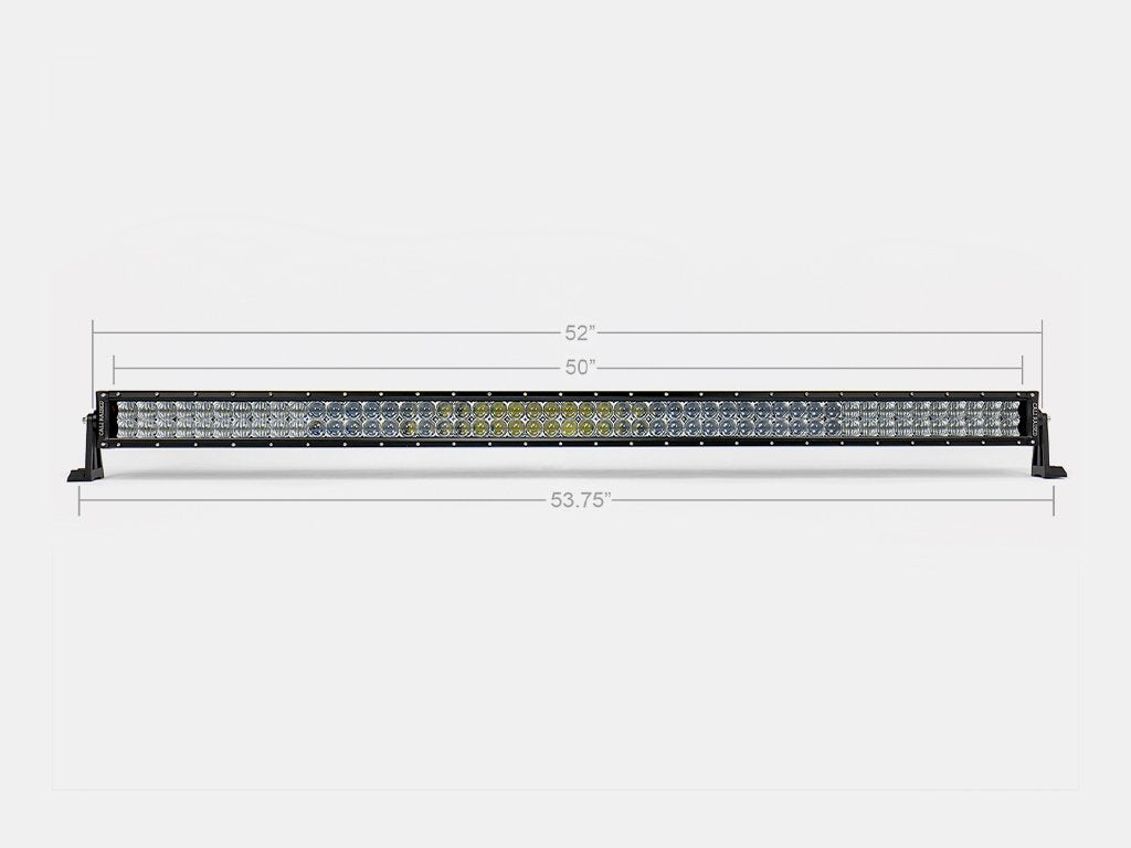 Cali Raised LED - 52" Dual Row 5D Optic OSRAM LED Bar