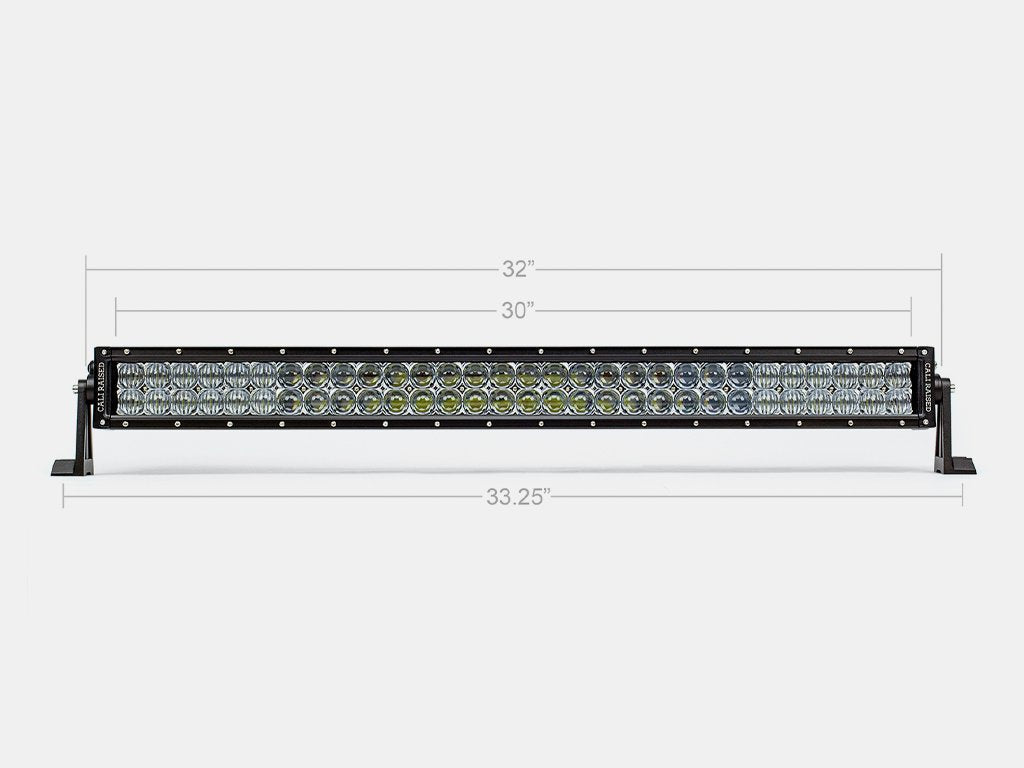 Cali Raised LED - 32" Dual Row 5D Optic OSRAM LED Bar
