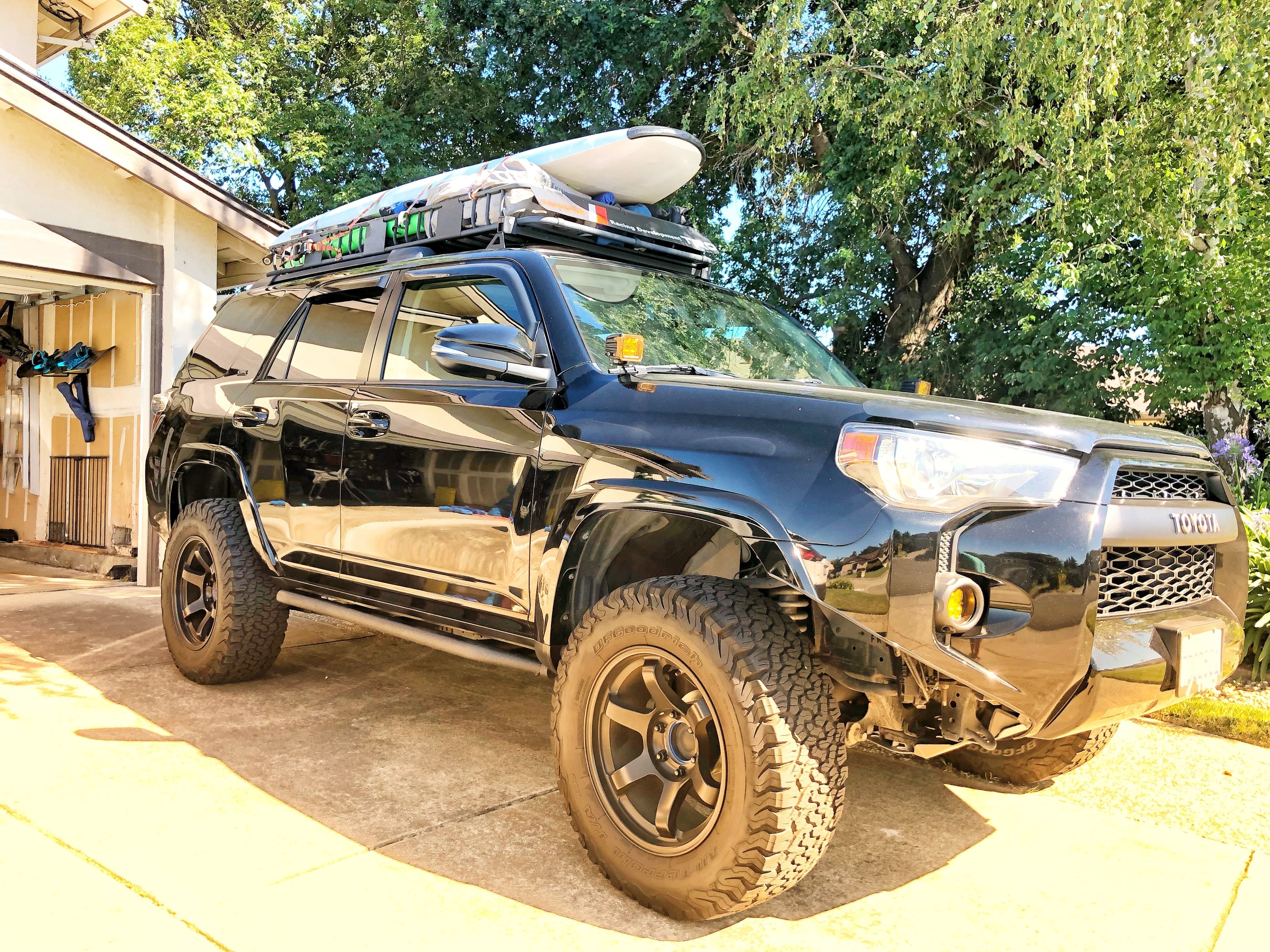 Cali Raised LED - Trail Edition Bolt On Rock Sliders - Toyota 4Runner (2010-2024)