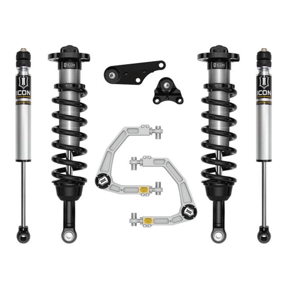 Icon - 1.25-3" Lift, Stage 2 Suspension System, Billet UCA - Toyota Tacoma (2024+)