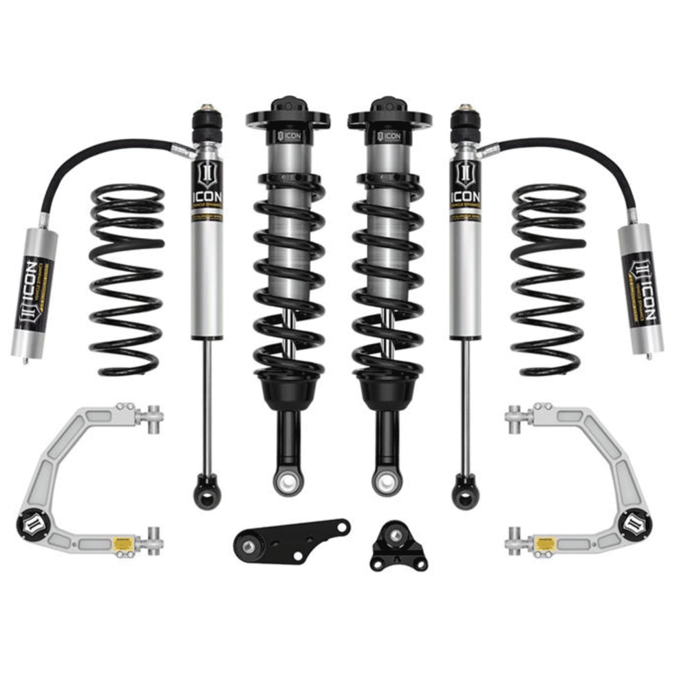 Icon - 1.25-3" Lift, Stage 3 Suspension System, Billet UCA with Triple Rate Rear Springs - Toyota Tacoma (2024+)