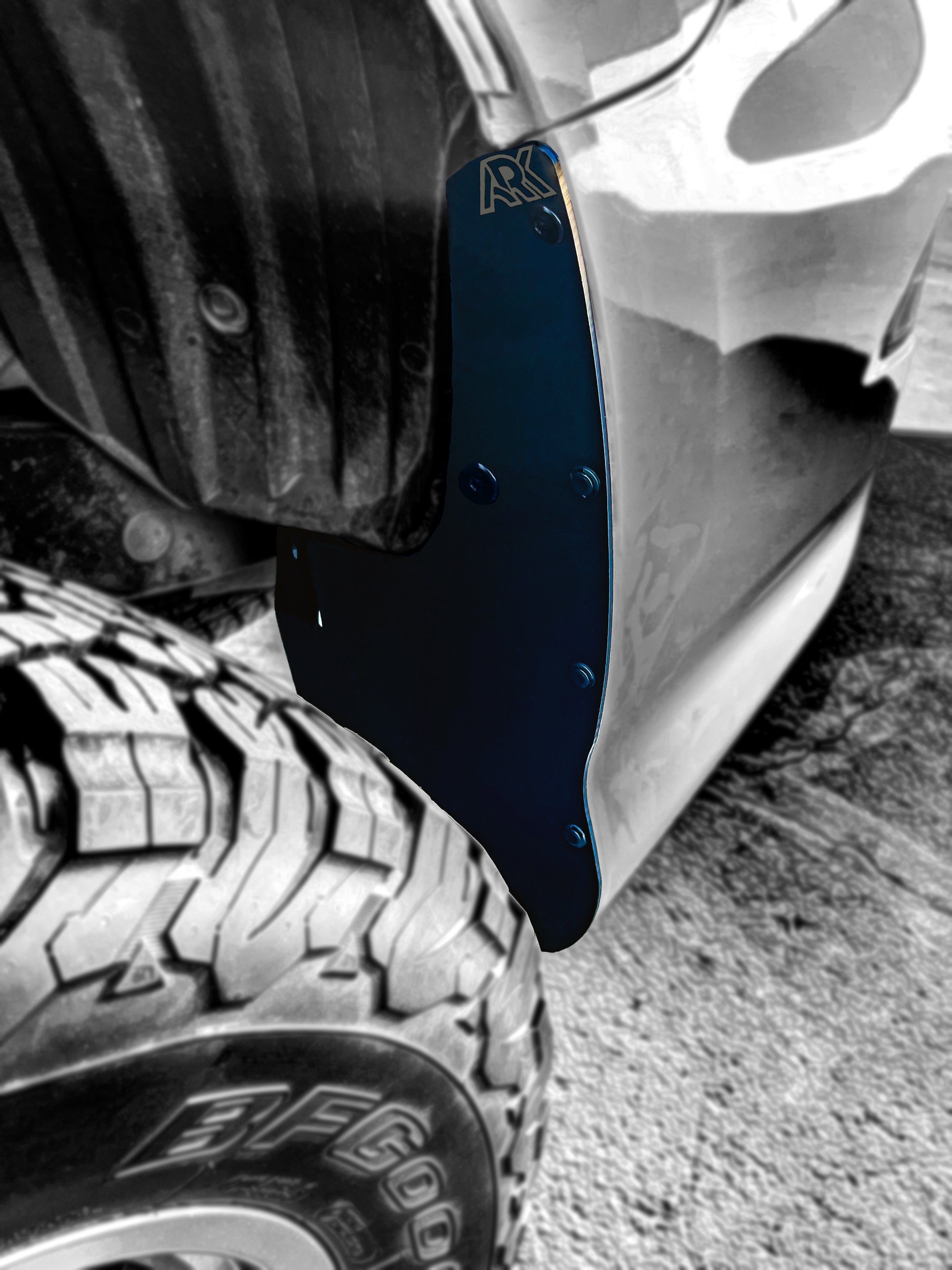 ARK - TriXpoly Standard Mud Flap Delete - Rear Only - Lexus GX460 (201