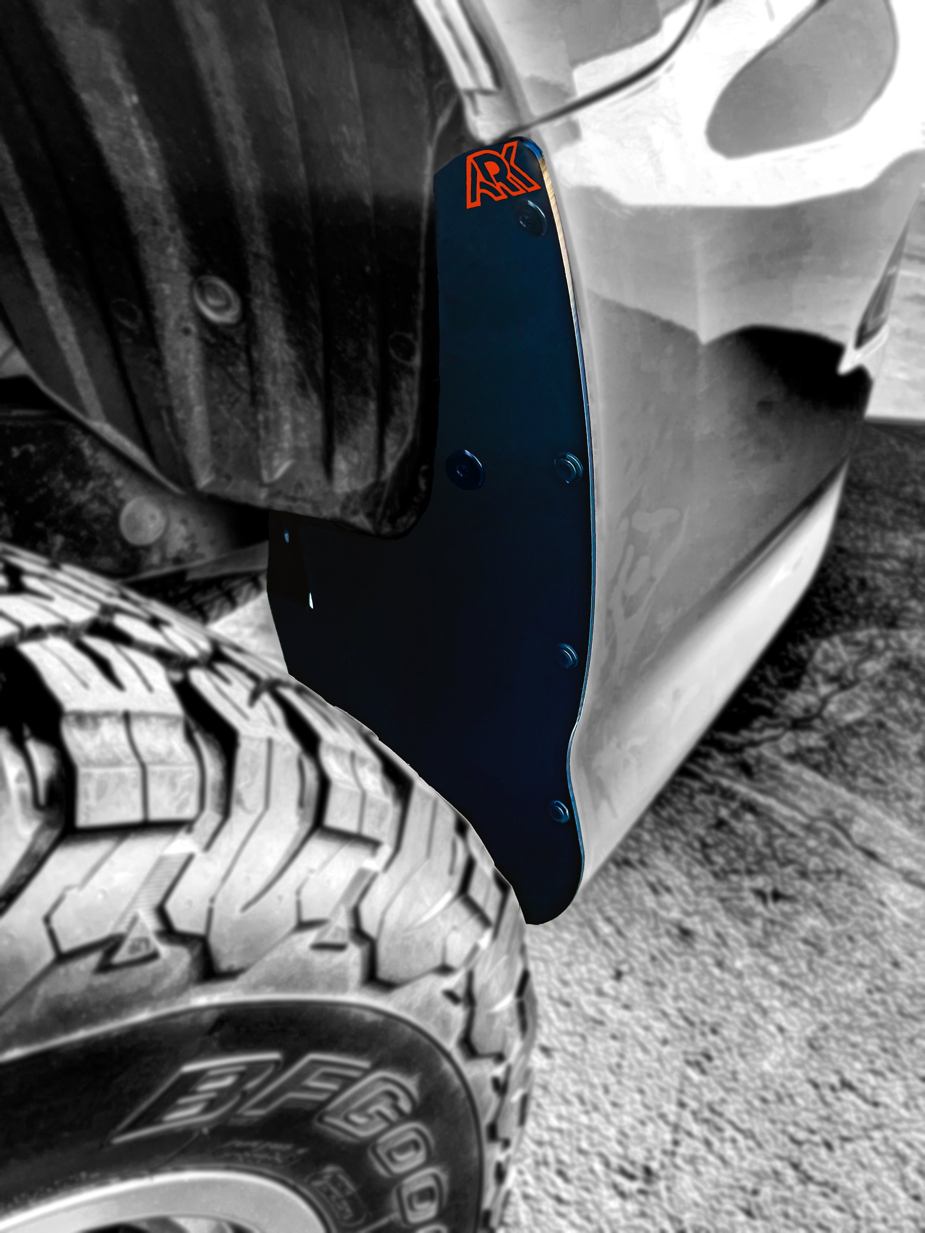 ARK - TriXpoly Standard Mud Flap Delete - Rear Only - Lexus GX460 (201