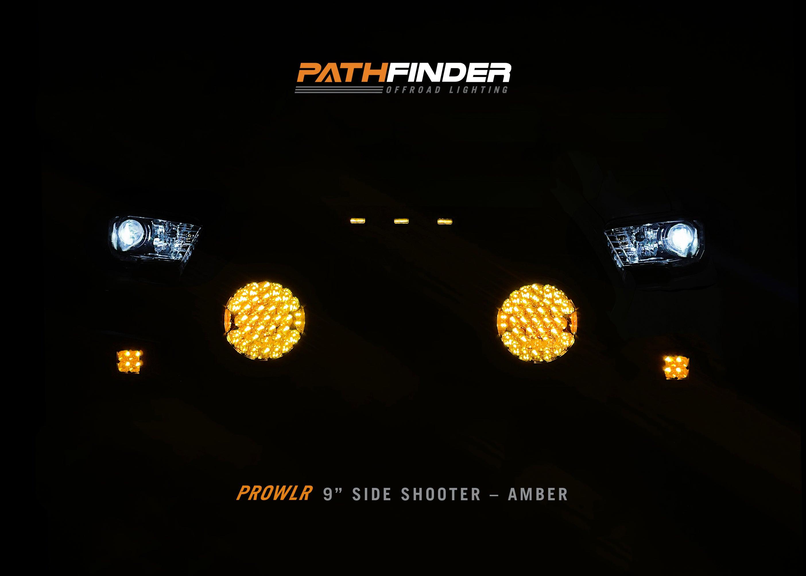 Backwoods Adventure Mods - PROWLR 9" LED Driving Light (True Amber)