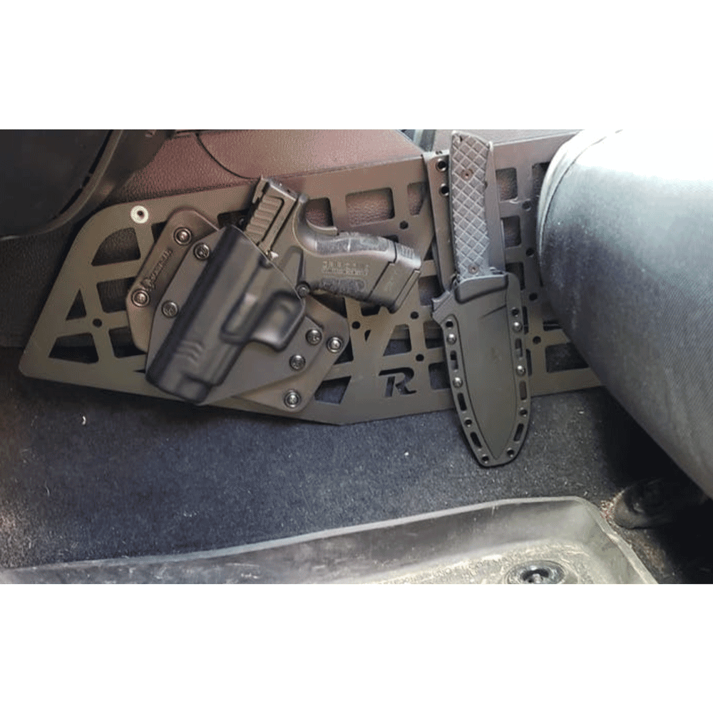 Rago Fabrication - Center Console Molle Storage Panel Organizer - Toyota Tundra (2014-2021)