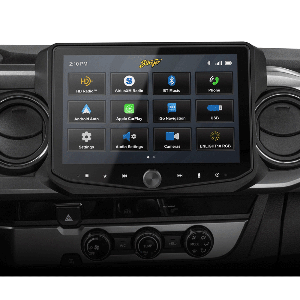 Stinger - HORIZON10 10" Plug-and-Play Radio Kit