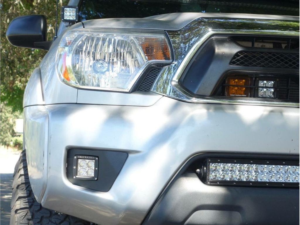 Cali Raised LED - LED Fog Light Pod Replacements Brackets Kit - Toyota Tacoma (2012-2015)