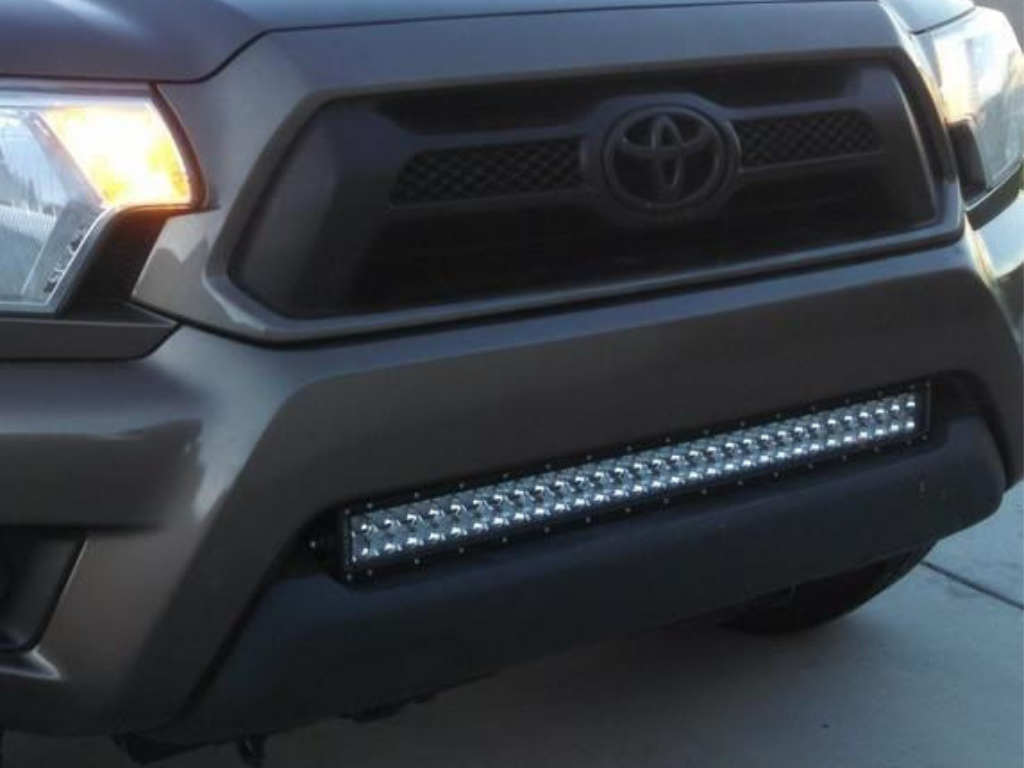 Cali Raised LED - 32" Lower Bumper Flush LED Light Bar Brackets Kit - Toyota Tacoma (2005-2015)
