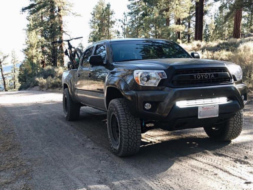 Cali Raised LED - 32" Lower Bumper Hidden LED Light Bar Brackets Kit - Toyota Tacoma (2005-2015)