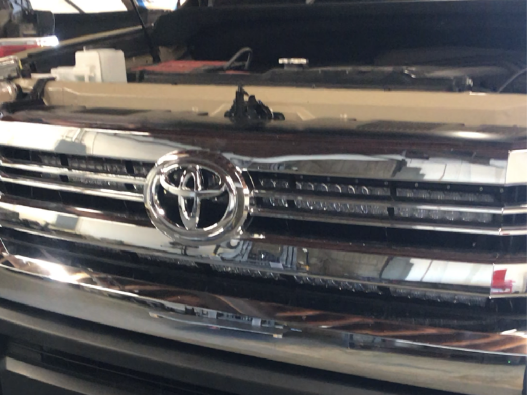 Cali Raised LED - 42" Hidden Grille Curved LED Light Bar Brackets Kit - Toyota Tundra (2014-2021)
