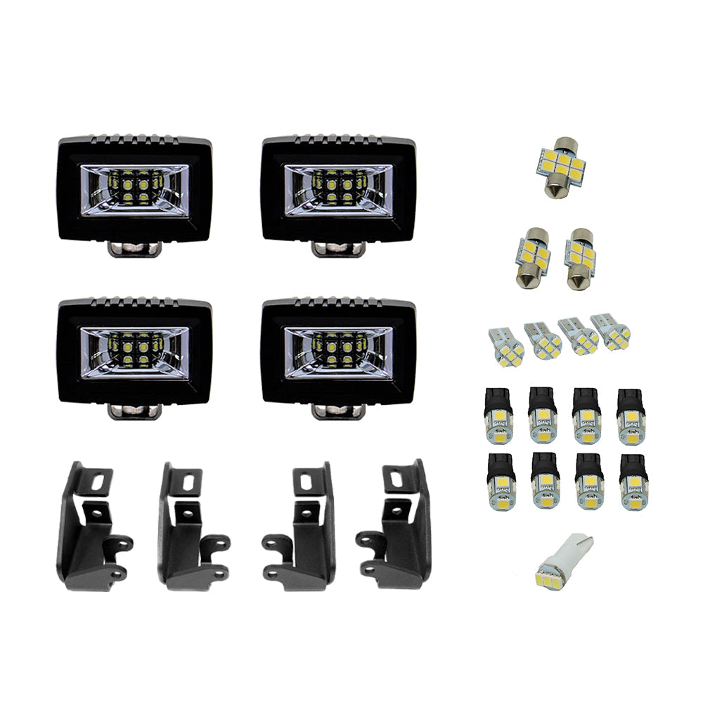 Cali Raised LED - Premium Roof Rack 360 Lighting Kit for 4Runner