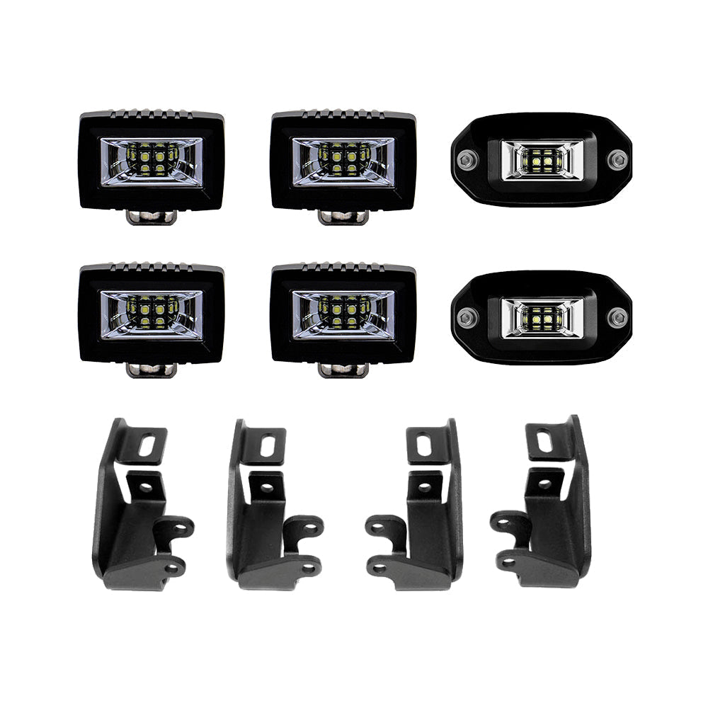 Cali Raised LED - Premium Roof Rack 360 Lighting Kit - Tacoma & Tundra