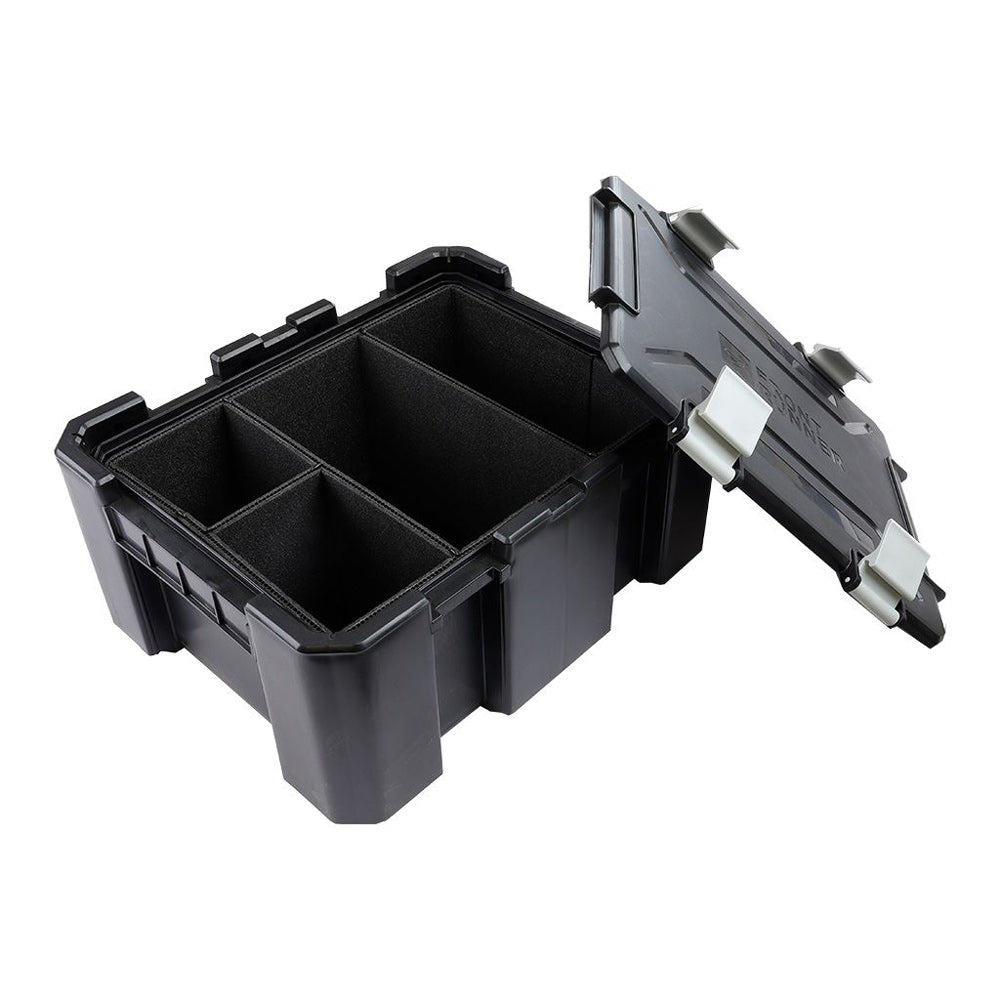 Plastic box with dividers