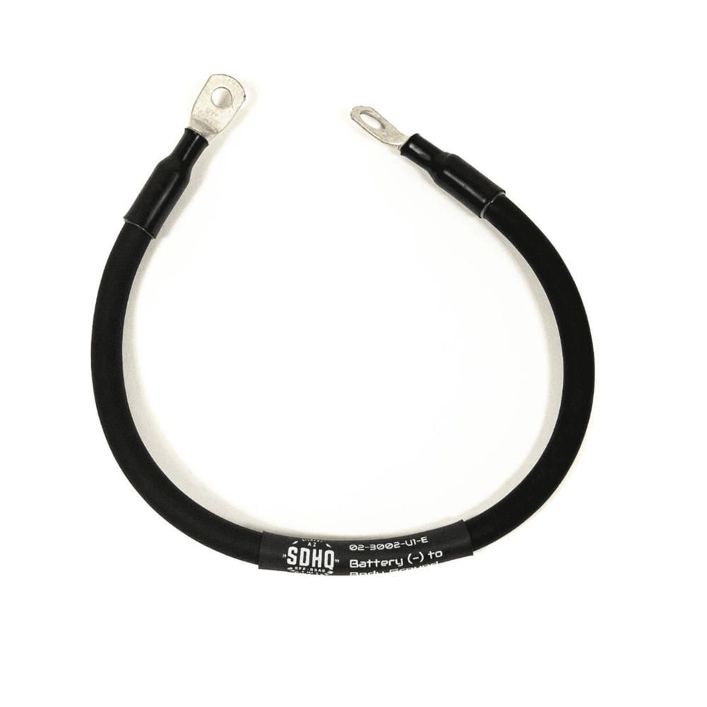 SDHQ - 6GA Negative Battery to Body 16" Ground Cable - Toyota Tacoma (2005-2023)