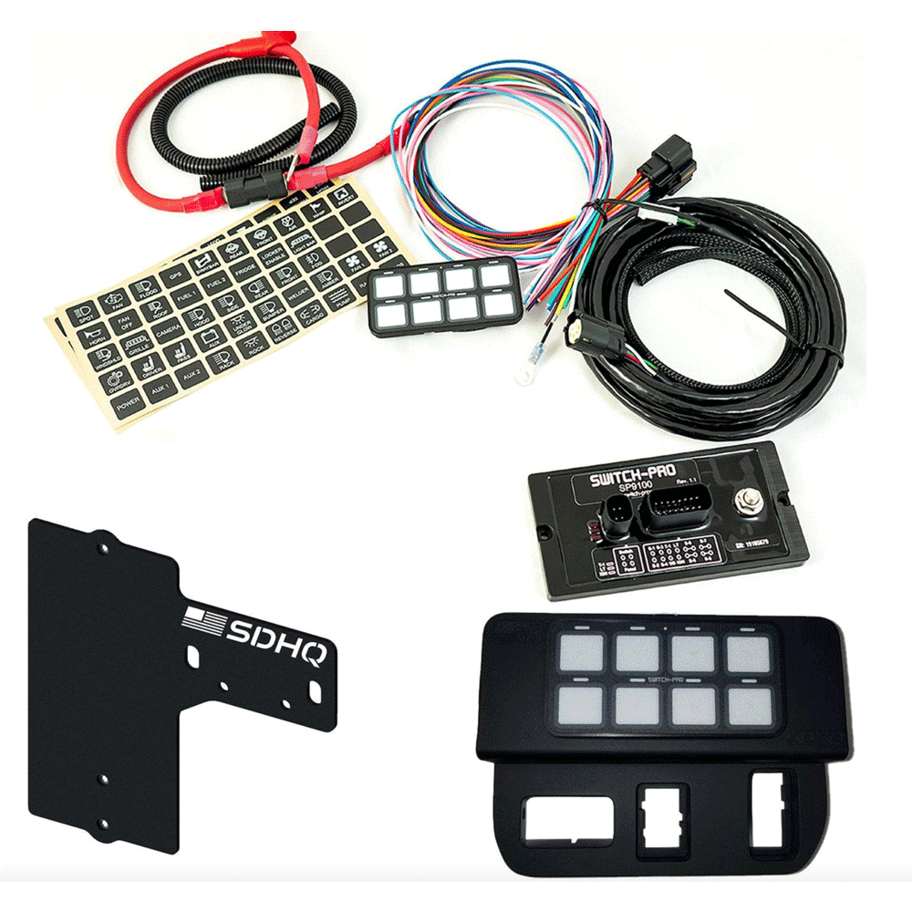 SDHQ - Complete Switch Pros SP-9100 Mounting Kit - Toyota Tacoma (2016-2023)