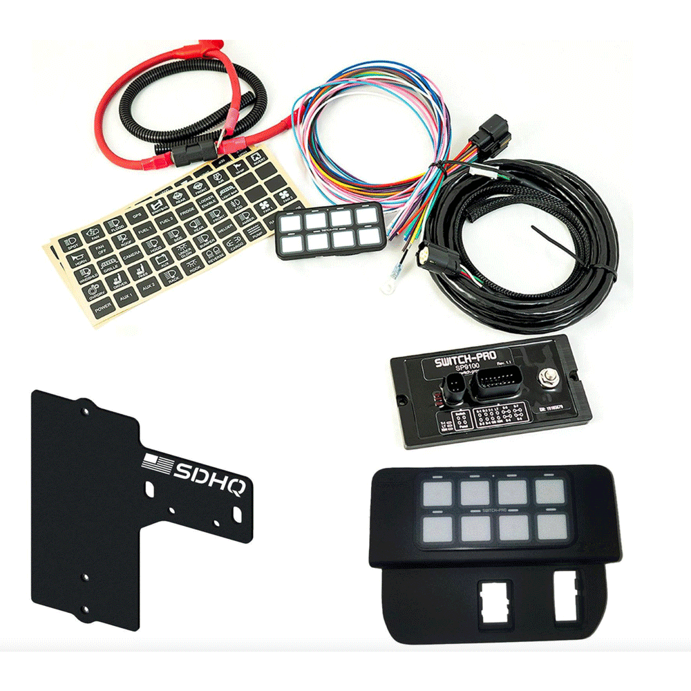 SDHQ - Complete Switch Pros SP-9100 Mounting Kit - Toyota Tacoma (2016-2023)