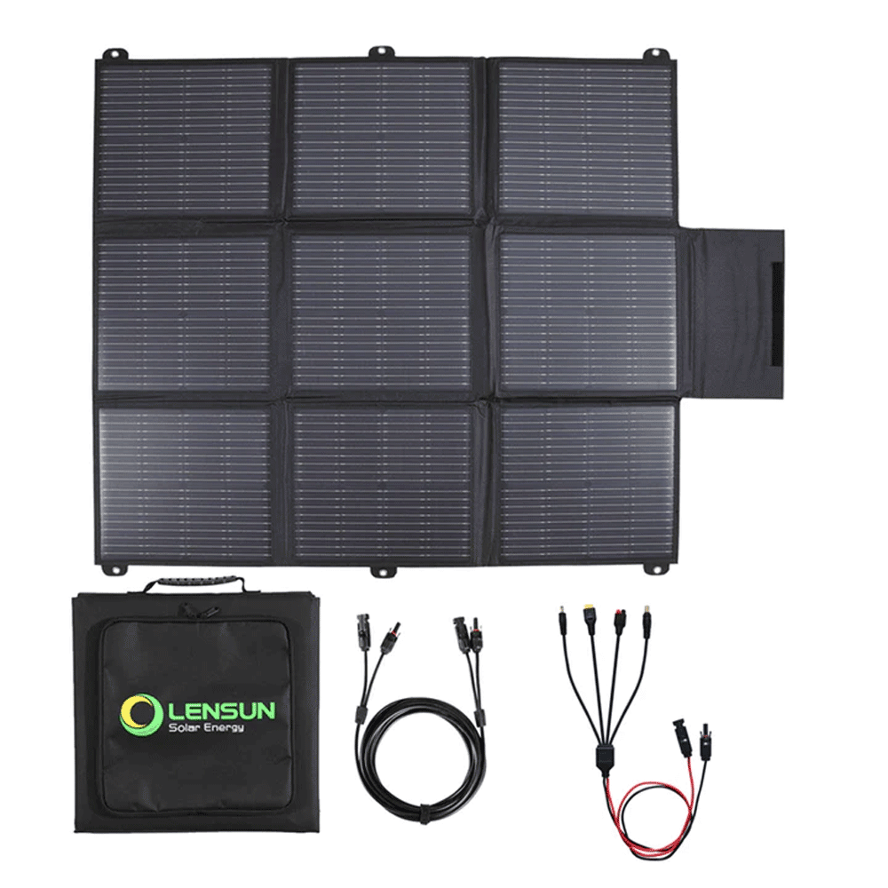 Lensun Solar - 200W 12V Solar Blanket for 12V Battery or Power Station