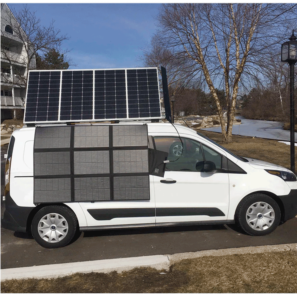 Lensun Solar - 300W Solar Blanket Complete Kit with Waterproof MPPT Regulator