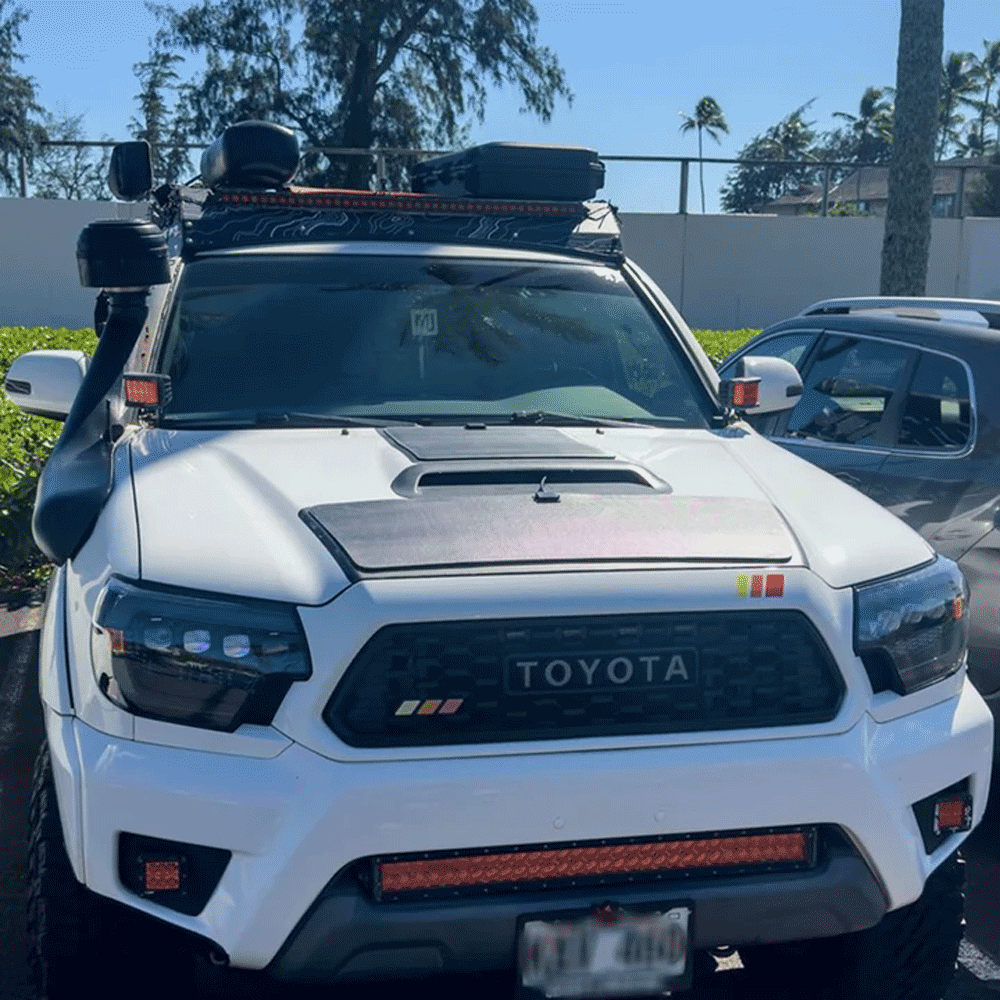 Lensun Solar - 60W Hood Flexible Solar Panel - Sport - Toyota Tacoma (2005-2015)
