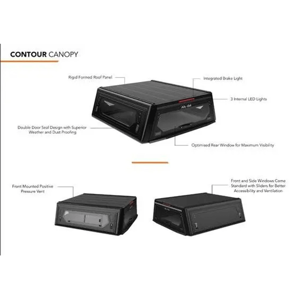 Alu-Cab - 6' Contour Canopy - Toyota Tacoma (2016-2023)