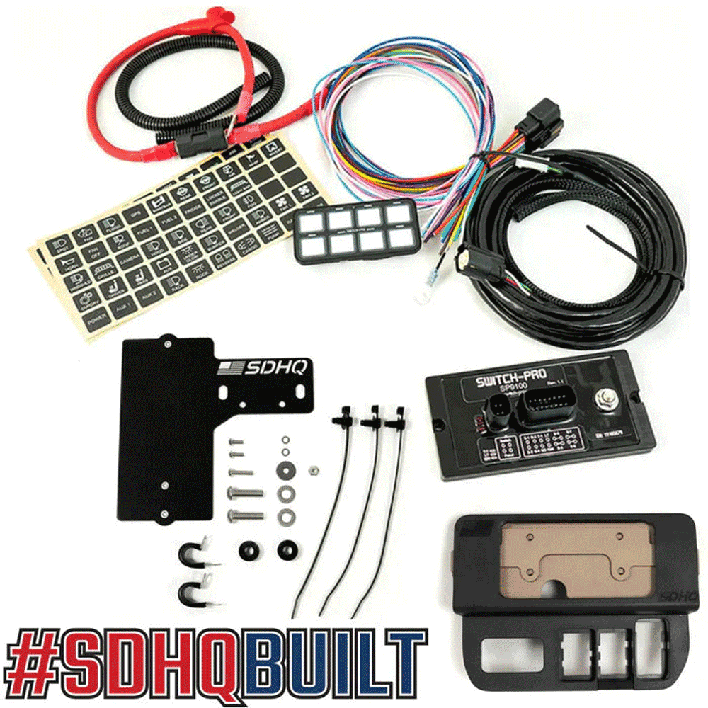 SDHQ - Complete Switch Pros SP-9100 Mounting Kit - Toyota Tacoma (2016-2023)