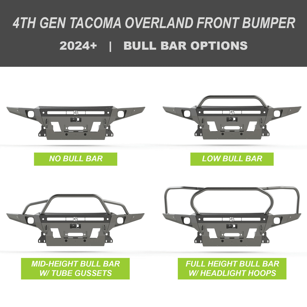 C4 Fabrication - Overland Front Bumper - Toyota Tacoma (2024+)