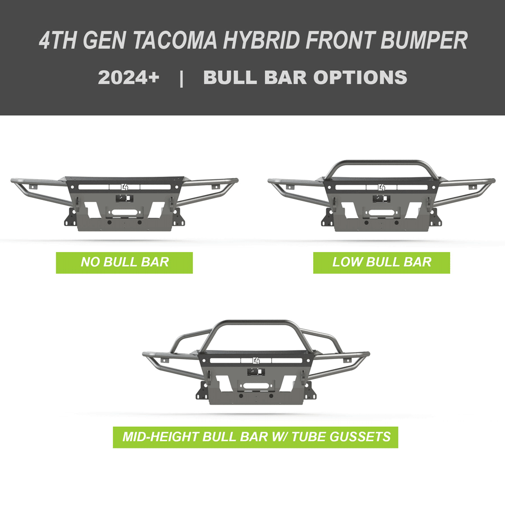 C4 Fabrication - Hybrid Front Bumper - Toyota Tacoma (2024+)