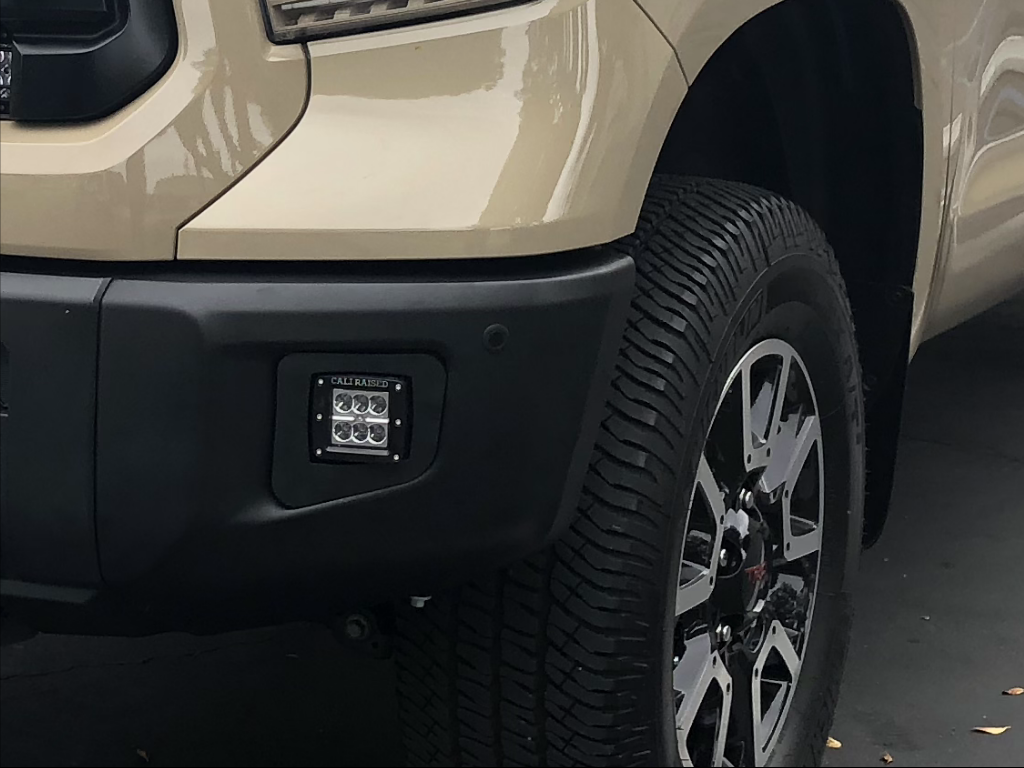 Cali Raised LED - LED Fog Light Pod Replacements Brackets Kit - Toyota Tundra (2014-2021)