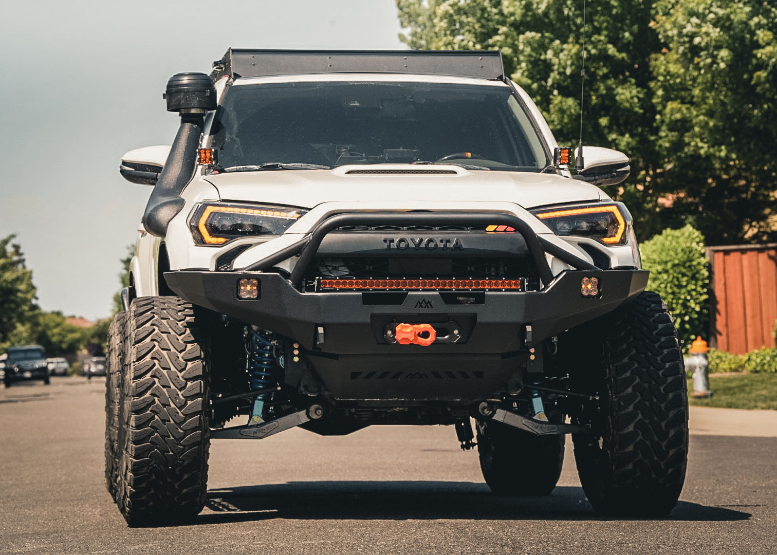 Backwoods Adventure Mods - Hi-Lite Overland Front Bumper (PreRunner Bull Bar) - Toyota 4Runner (2010-2024)