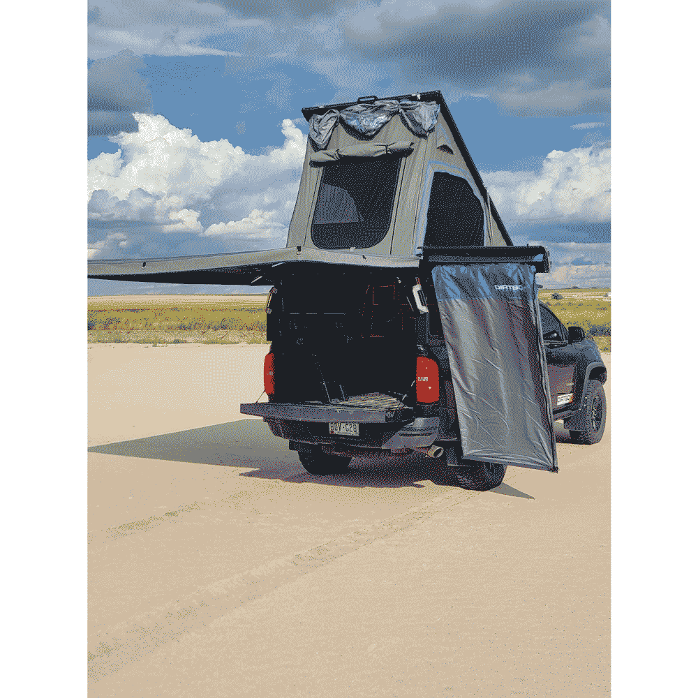 swing out shower tent bracket DirtBox