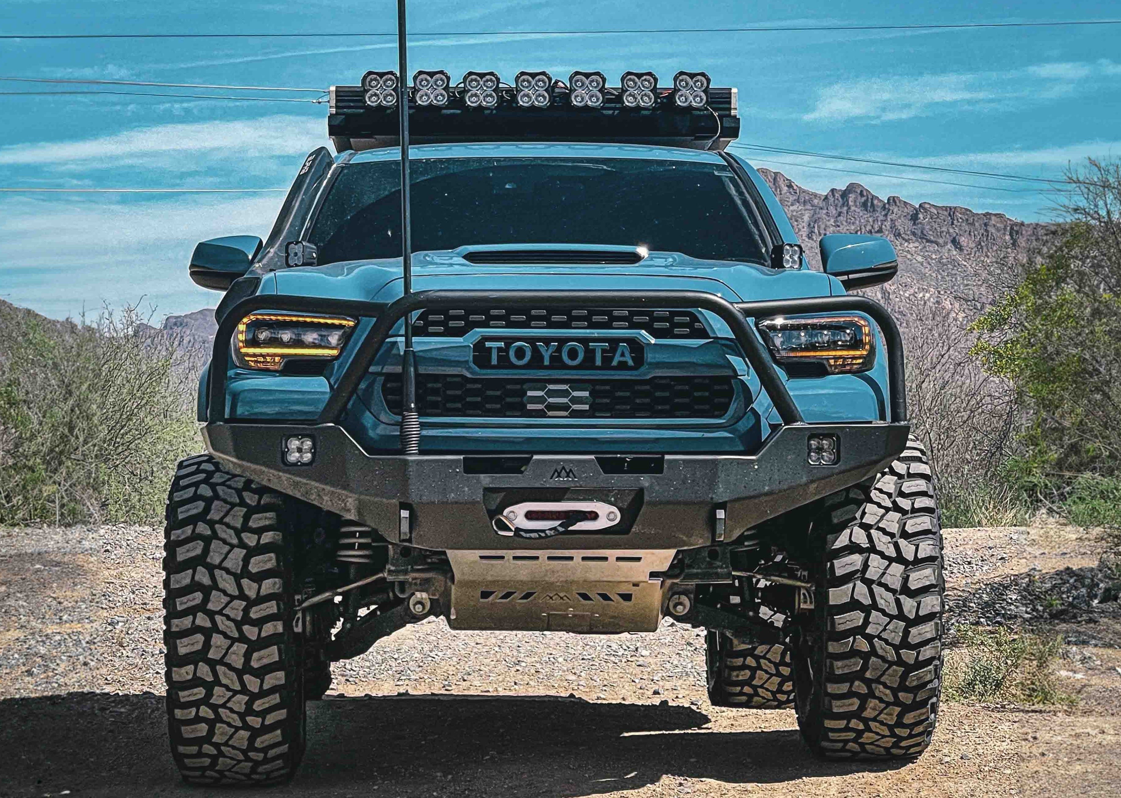 Backwoods Adventure Mods - Hi-Lite Overland Front Bumper (Bull Bar) - Toyota Tacoma (2016-2023)